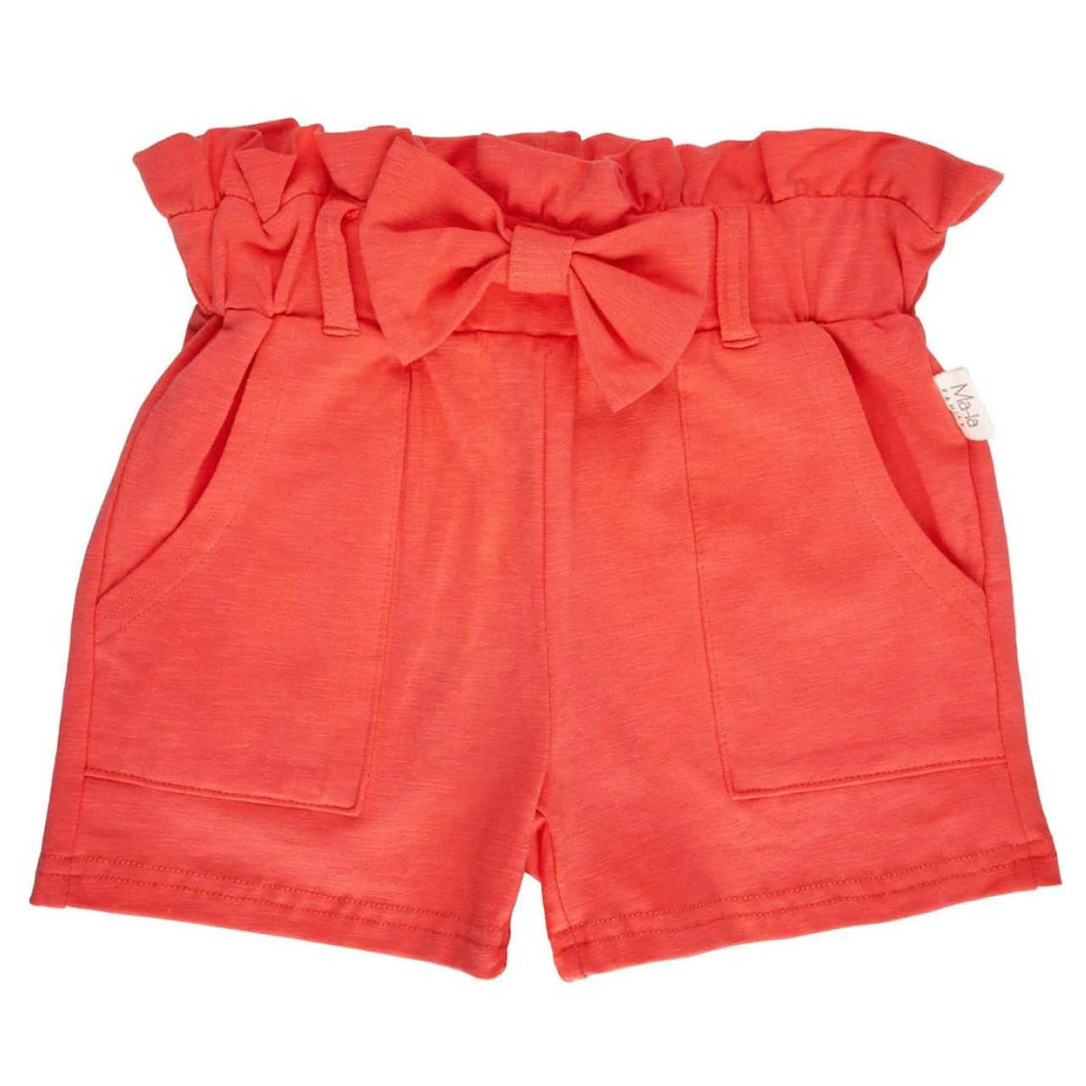 Bequeme Rüschen Shorts korallenrot 98