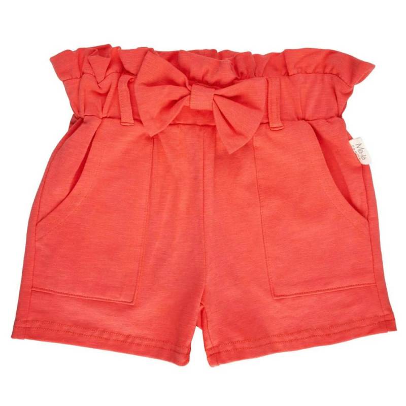 Bequeme Rüschen Shorts korallenrot 98