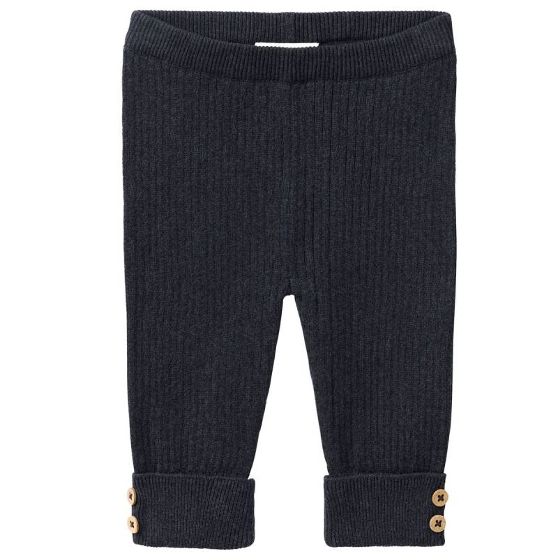 Bequeme Strickhose Rippstrick dunkelblau meliert 104 Bequeme Strickhose Rippstrick dunkelblau meliert 104