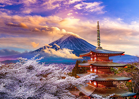 Berg Fuji im Fr�hling