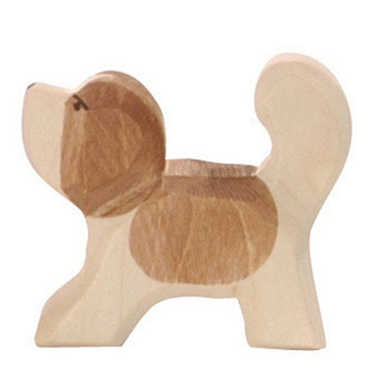 Bernhardiner klein Holzfigur 5 cm hoch