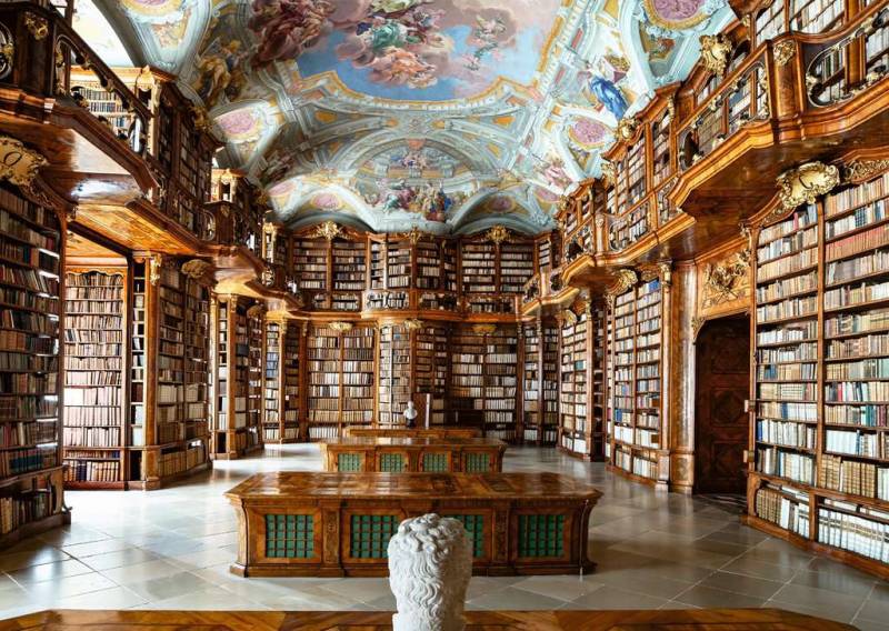 Bibliothek in St. Florian Monastery, �sterreich