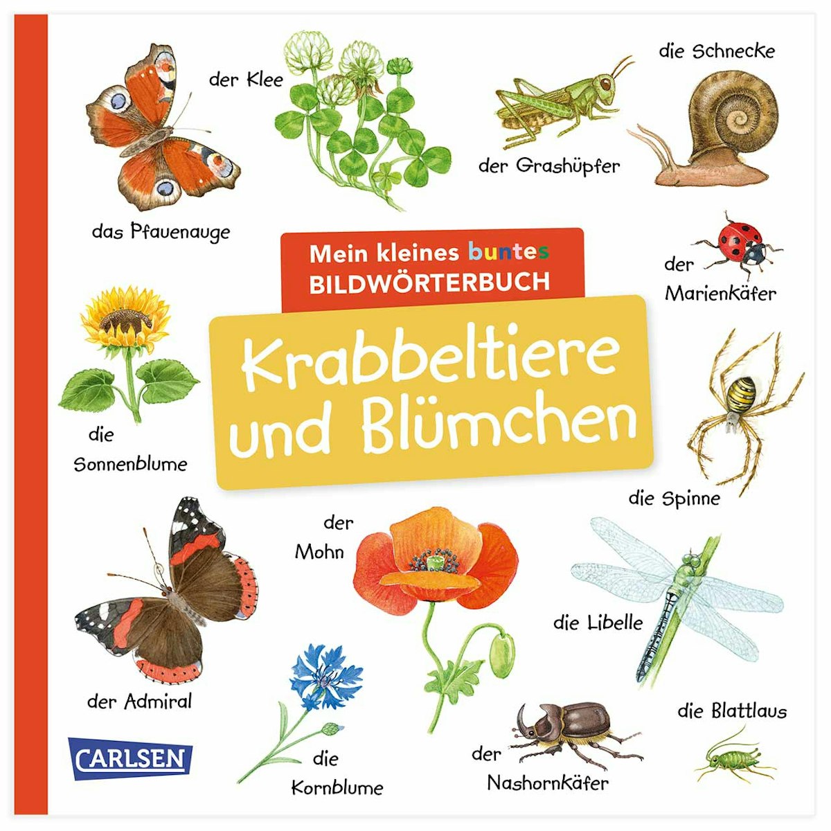 Bildwörterbuch Krabbeltiere und Blümchen – ab 2 Jahre