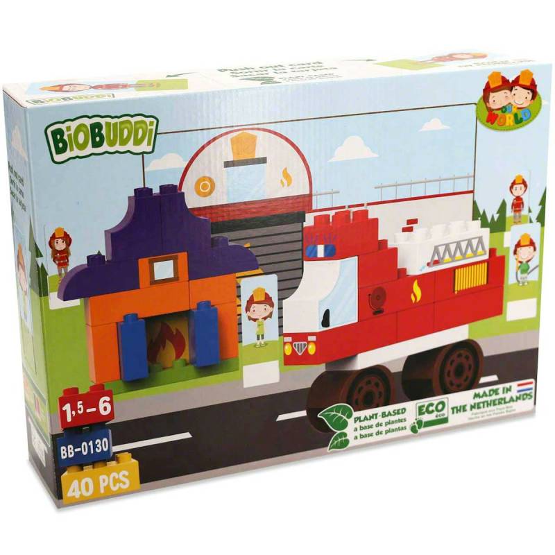 Bio Bausteine Set ab 18 Monaten – Feuerwehrstation