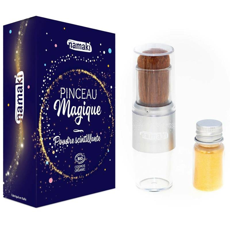 Bio Glitzerpuder - Magischer Pinsel Gold Bio Glitzerpuder - Magischer Pinsel Gold