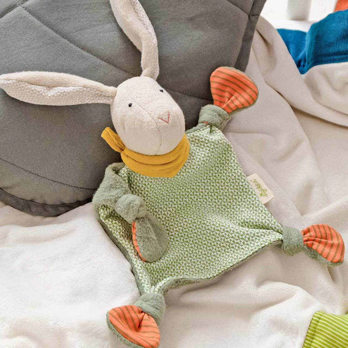 Bio Schmusetuch Hase beige