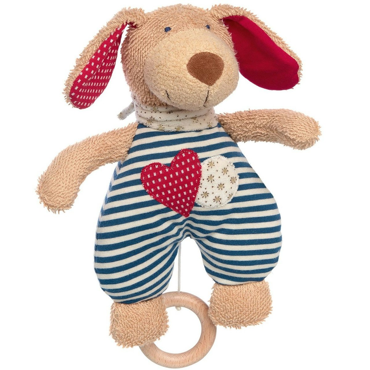 Bio Spieluhr Kuscheltier Hund Weisst du wieviel Sternlein stehen25cm