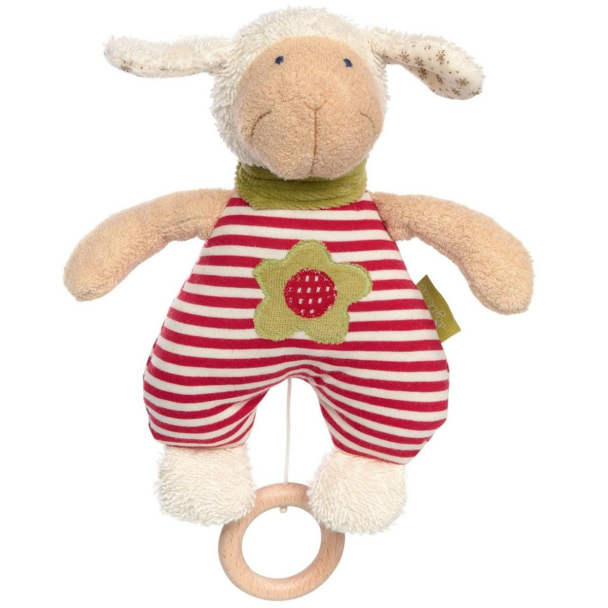 Bio Spieluhr Kuscheltier Schaf Schlaf Kindchen Schlaf 25cm