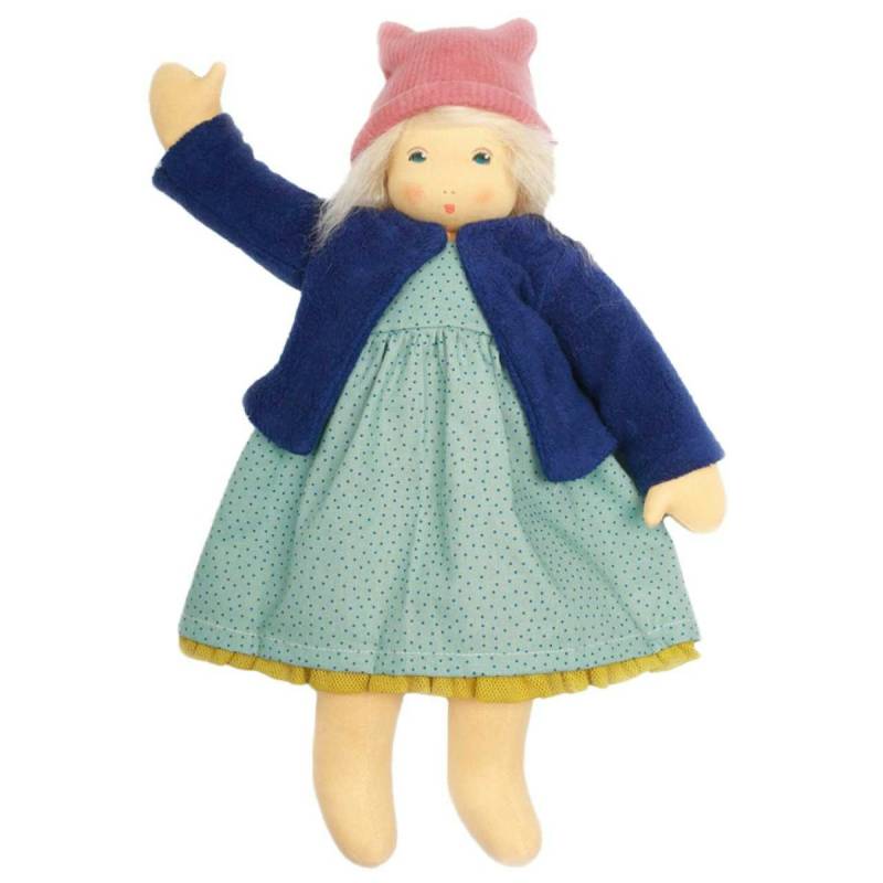 Bio Stoffpuppe Mädchen "Alma" zum An- & Ausziehen 38 cm Bio Stoffpuppe Mädchen "Alma" zum An- & Ausziehen 38 cm