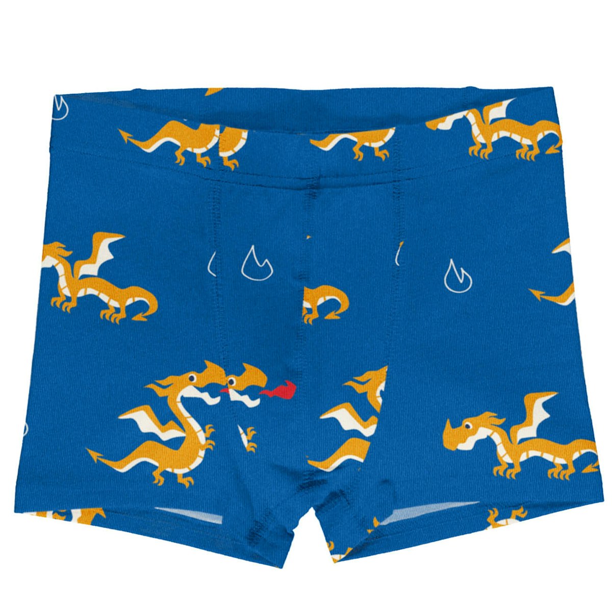 Blaue Boxershorts mit Drachenprint 122/128