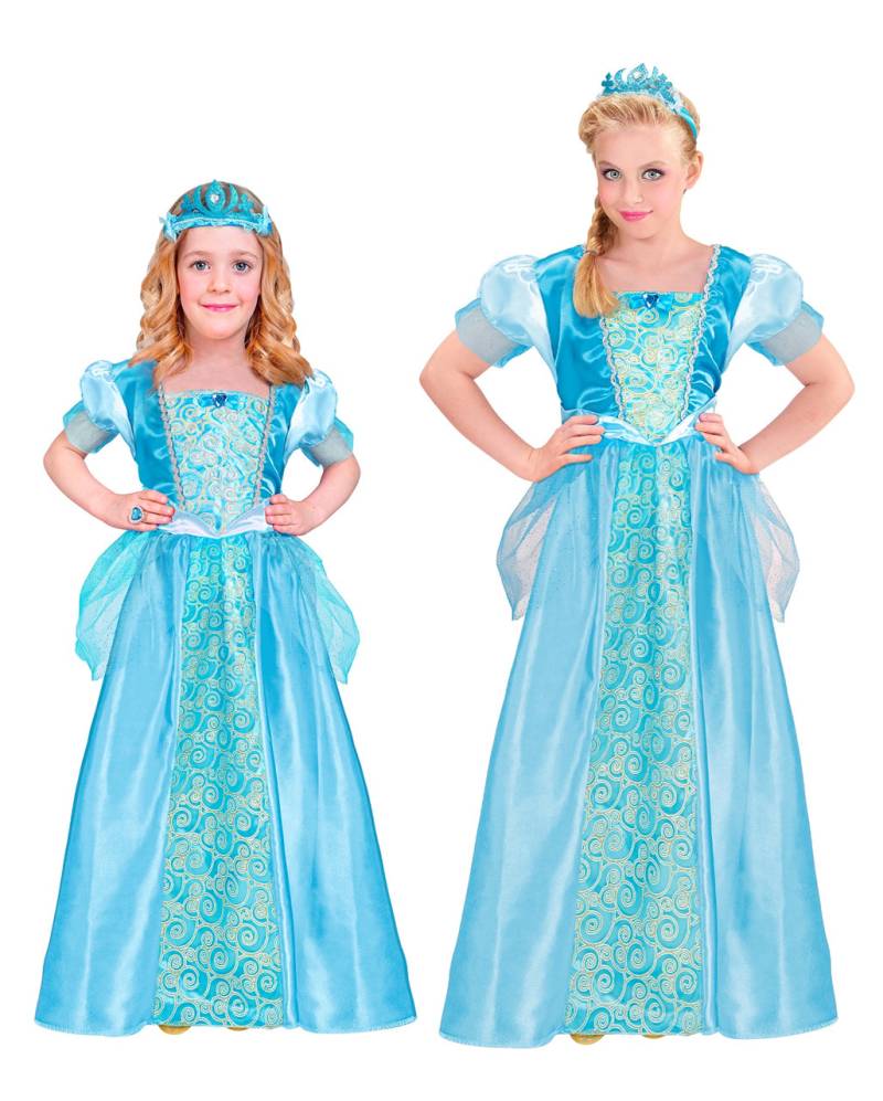 Blaues Eisprinzessin Kinderkostüm Blaues Eisprinzessin Kinderkostüm