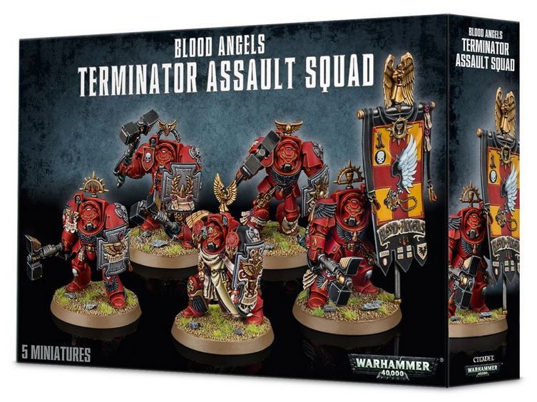 Blood Angels Terminator Assault Squad Games Workshop Warhammer 40.000 GW 41-13