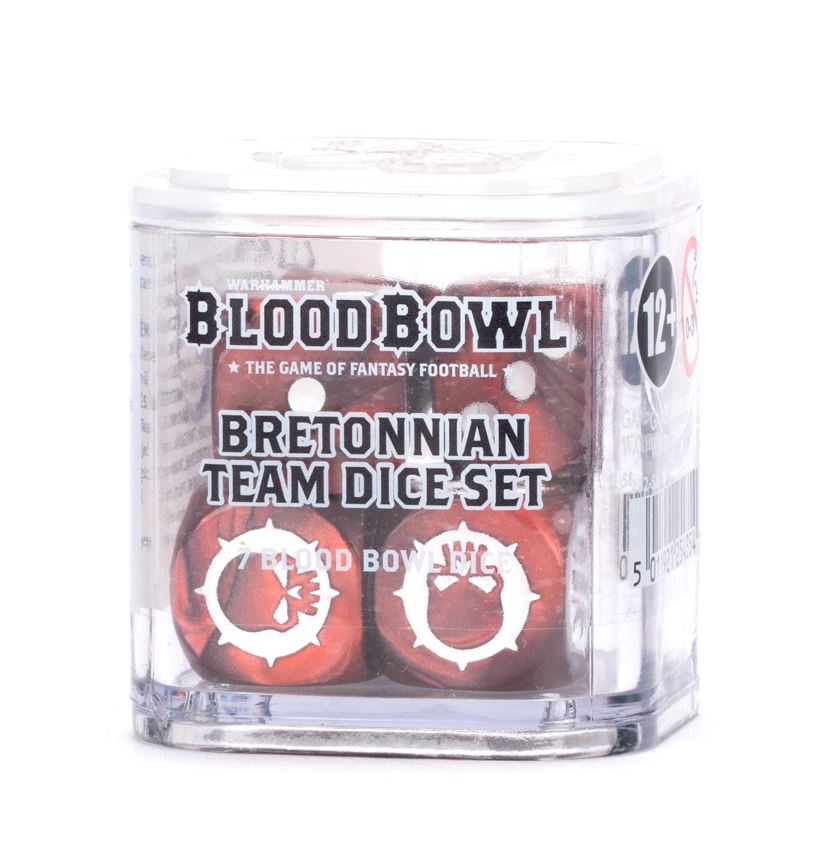 Blood Bowl Bretonnian Team Dice Set 7 St. Games Workshop Bretonen Würfel