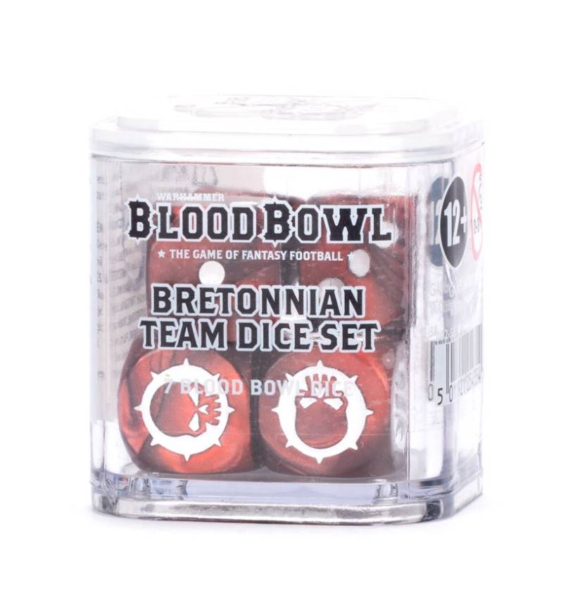 Blood Bowl Bretonnian Team Dice Set 7 St. Games Workshop Bretonen Würfel Blood Bowl Bretonnian Team Dice Set 7 St. Games Workshop Bretonen Würfel