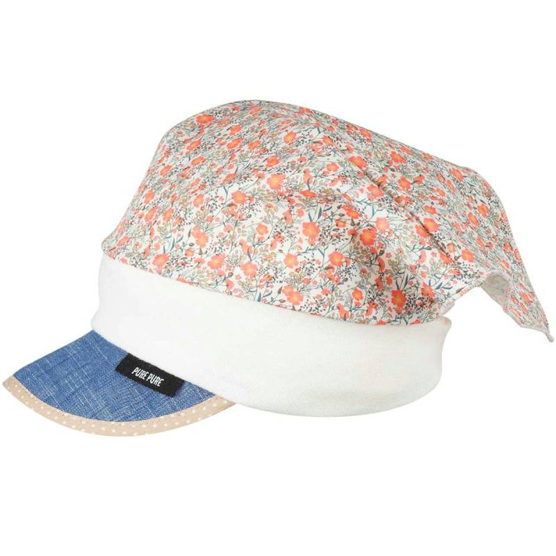 Blumen Kopftuch mit elastischem Stirnband 45/47 Blumen Kopftuch mit elastischem Stirnband 45/47