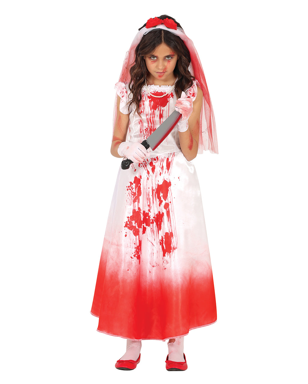Blutige Braut Kostümkleid für Kinder