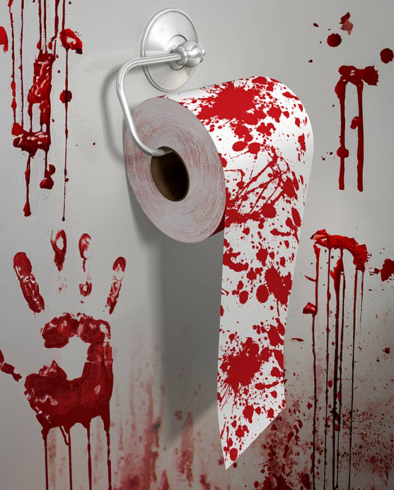 Blutiges Toilettenpapier 2-lagig 30m