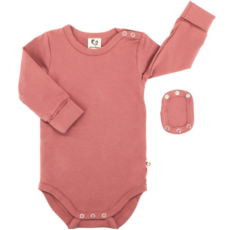 Body inkl. Body Verlängerung – kräftiges altrosa 74 Body inkl. Body Verlängerung – kräftiges altrosa 74