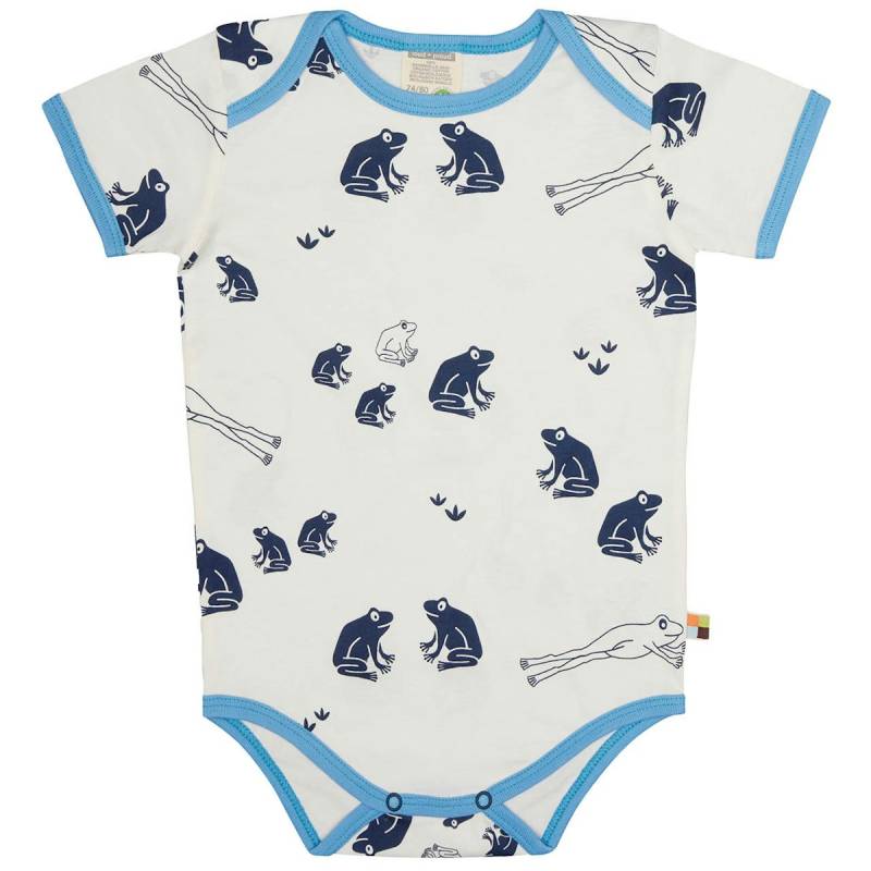 Body kurzarm Frosch marine 62/68