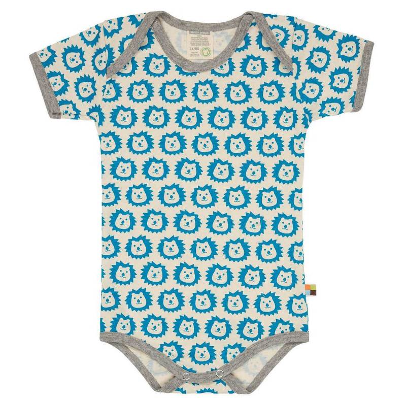 Body kurzarm Löwe hellblau 62/68 Body kurzarm Löwe hellblau 62/68