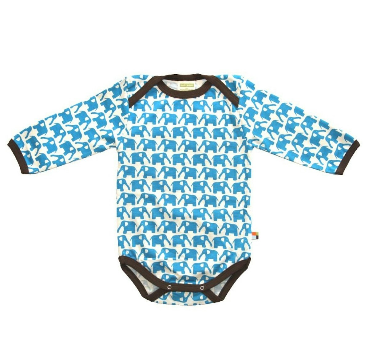 Body langarm Elefant aqua 62/68 Body langarm Elefant aqua 62/68