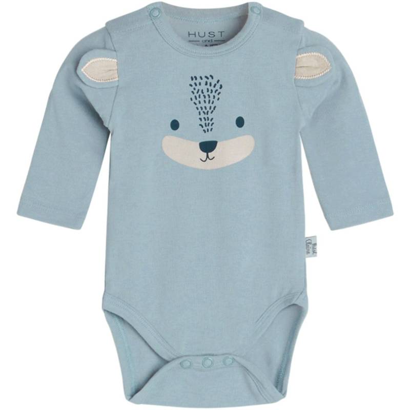 Body langarm Igel blau Öhrchen 50