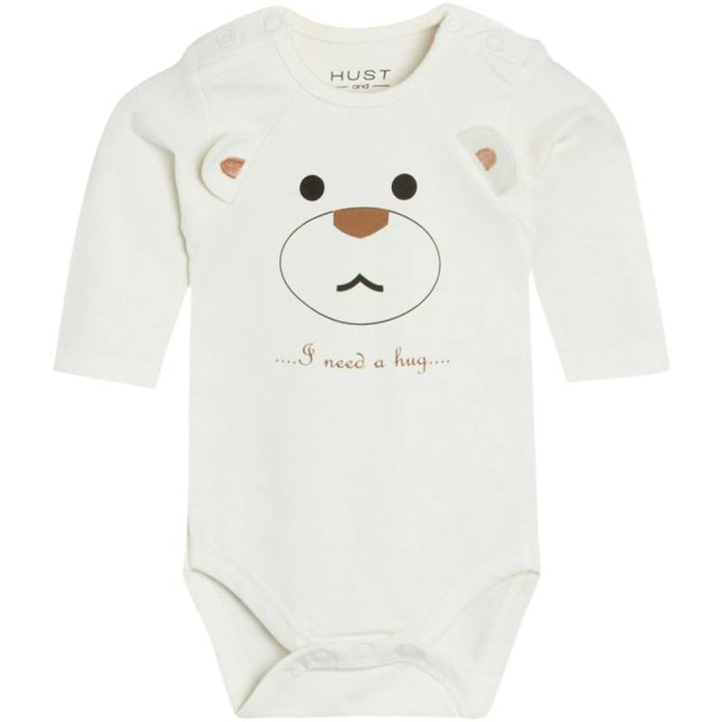 Body langarm Teddy creme Öhrchen 74