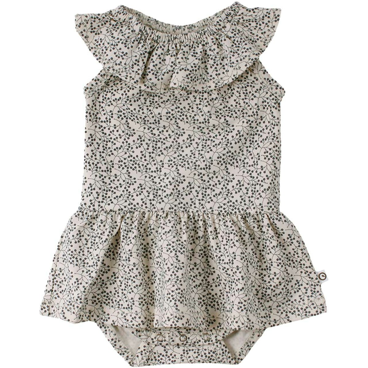 Body ohne Arm mit Röckchen Blümchen Design 98