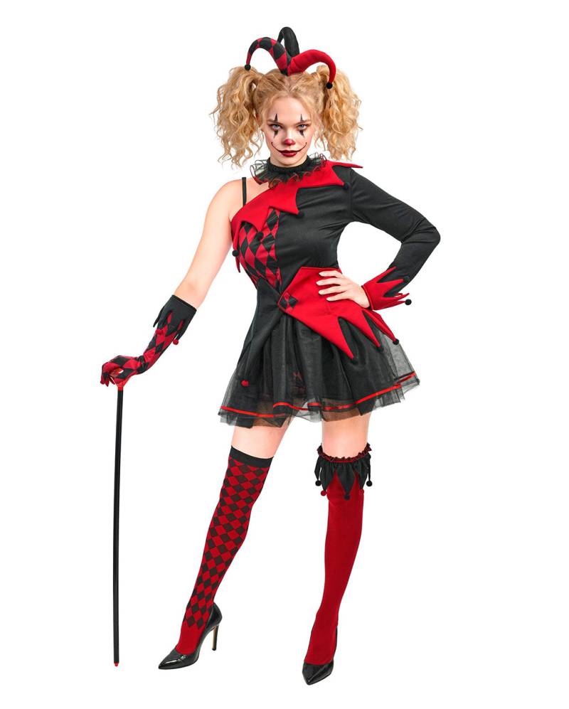 Böser Harlekin Kostüm für Damen Böser Harlekin Kostüm für Damen