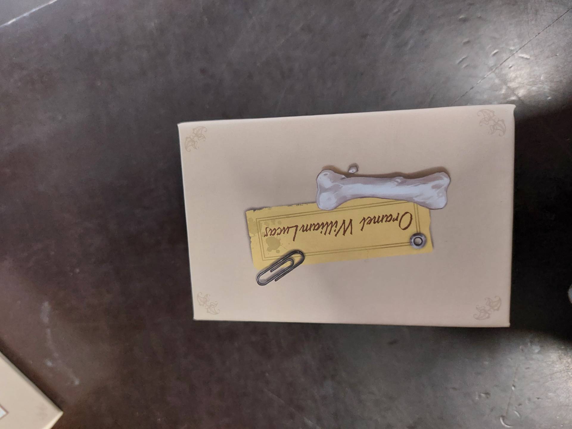 Bone Wars - Magnetische Aufbewahrungsbox (gelb)