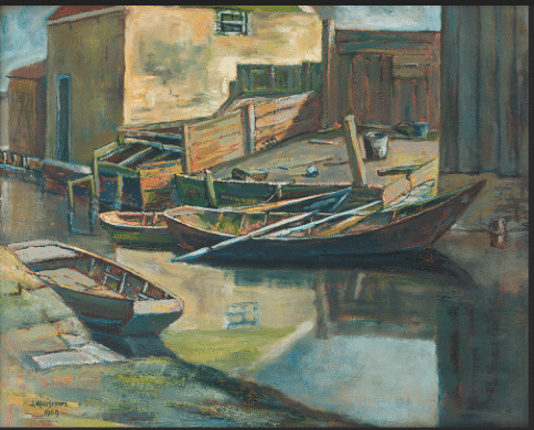 Boote vom Maler