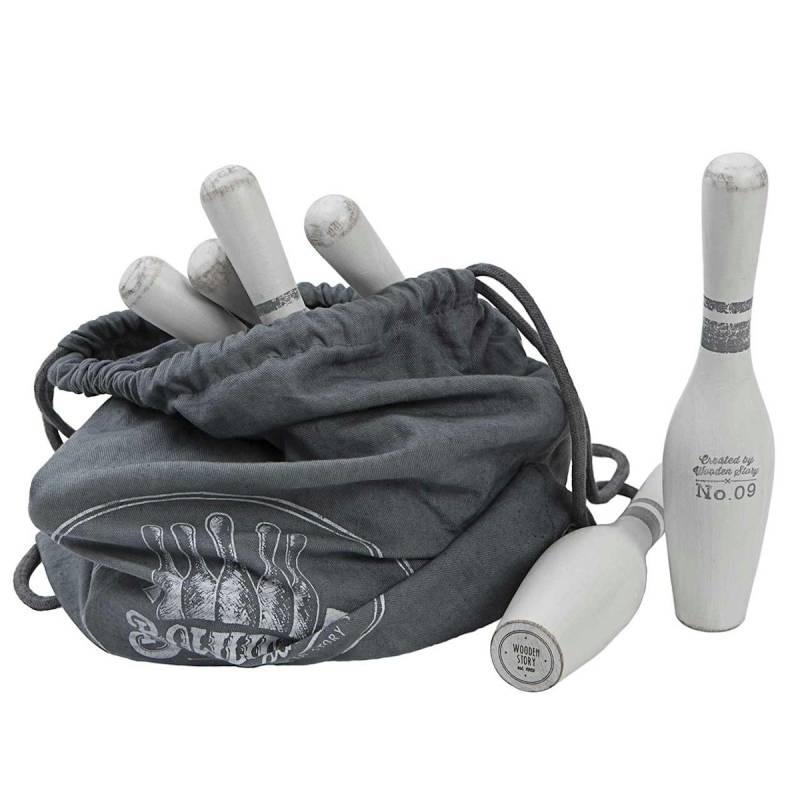 Bowling Set für Kinder weiß