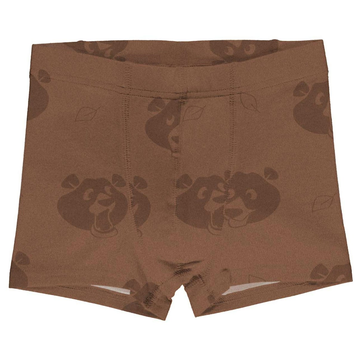 Boxershorts Bären einfarbig braun 122/128
