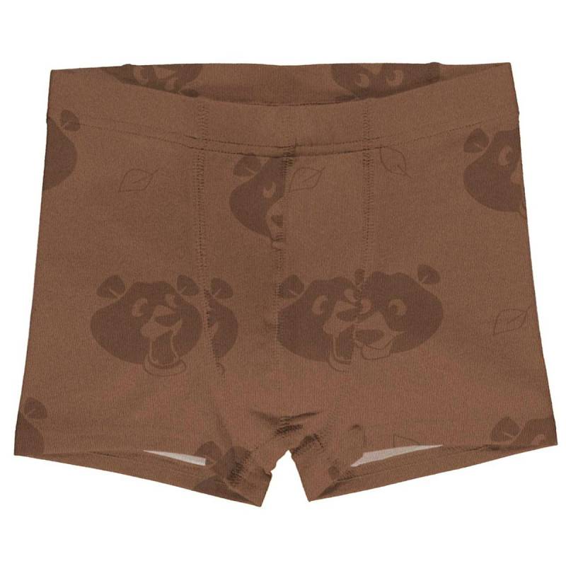 Boxershorts Bären einfarbig braun 122/128 Boxershorts Bären einfarbig braun 122/128