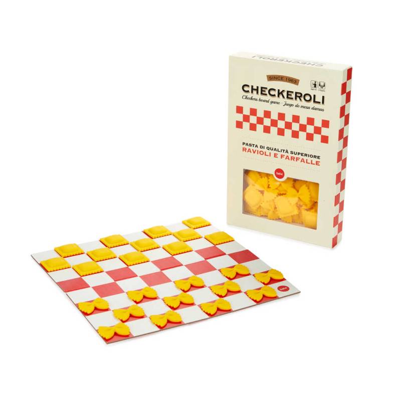 Brettspiel CHECKEROLI Dame 14-teilig 24,8x16,5x3,2cm Spielideen + Basteln