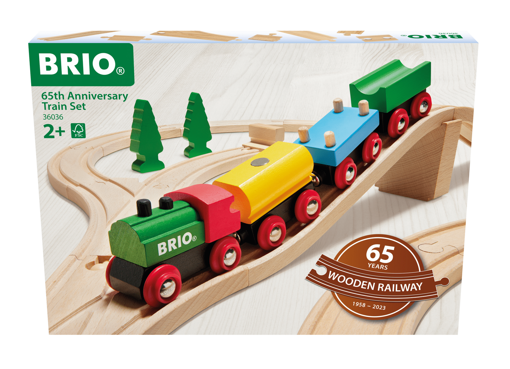 Brio - Jubiläumszug 65 Jahre Aktion Holzeisenbahn - Sonderpreis!