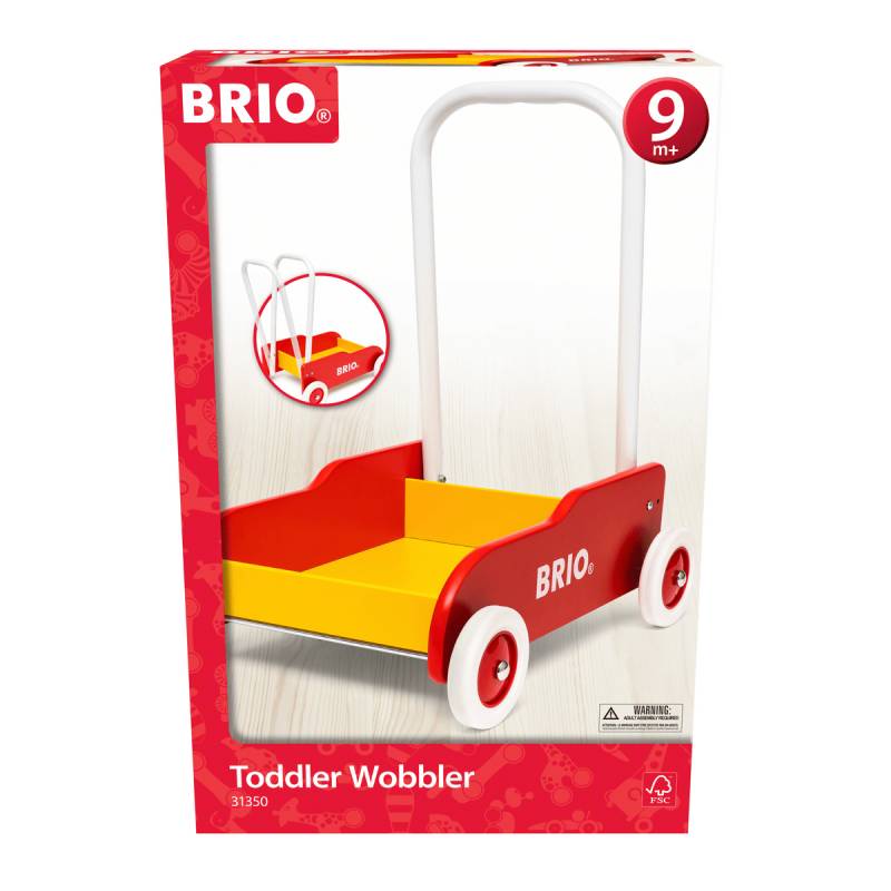 Brio - Lauflernwagen, rot/gelb