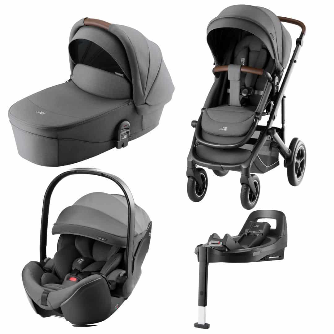 Britax Römer Smile 5Z 4in1 Kinderwagen - Comfort Plus Set Mineral Grey Britax Römer Smile 5Z 4in1 Kinderwagen - Comfort Plus Set Mineral Grey