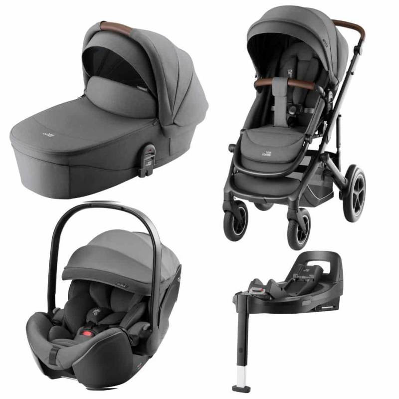 Britax Römer Smile 5Z 4in1 Kinderwagen - Comfort Plus Set Mineral Grey Britax Römer Smile 5Z 4in1 Kinderwagen - Comfort Plus Set Mineral Grey