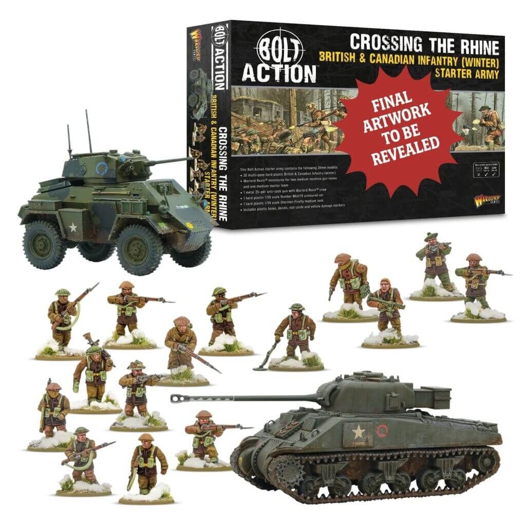 Britischer & Kanadischer Infanteriezug (Winter) – Rheinübergang-Starterarmee