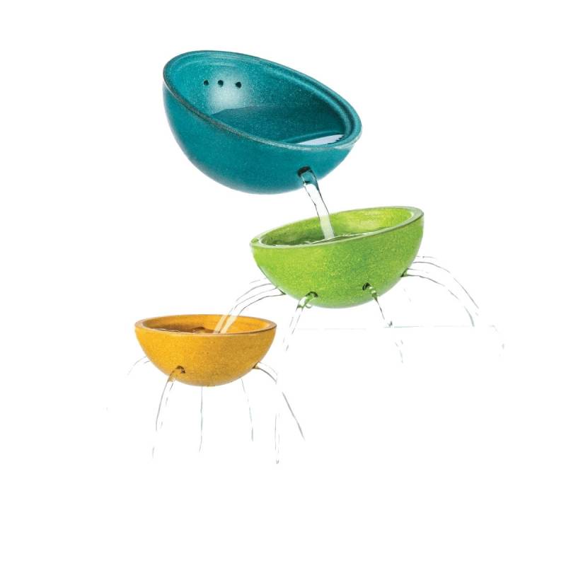 Brunnenschalen Wasserspiele in der Badewanne