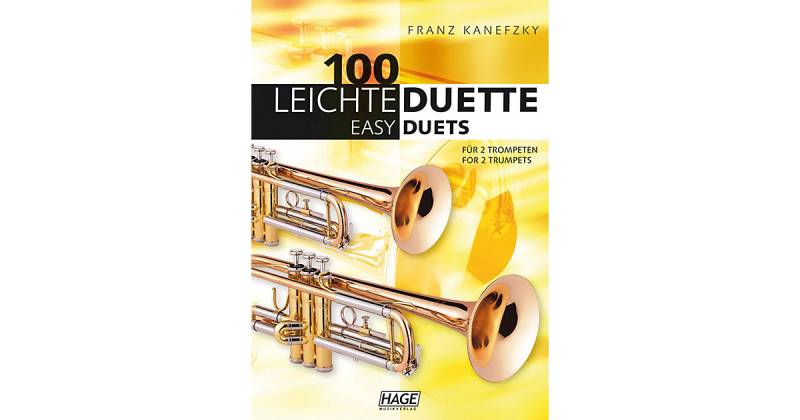 Buch - 100 leichte Duette 2 Trompeten, 100 Easy Duets for 2 Trumpets  Kinder