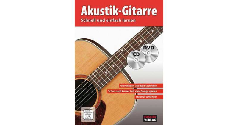 Buch - Akustik Gitarre, mit Audio-CD und DVD