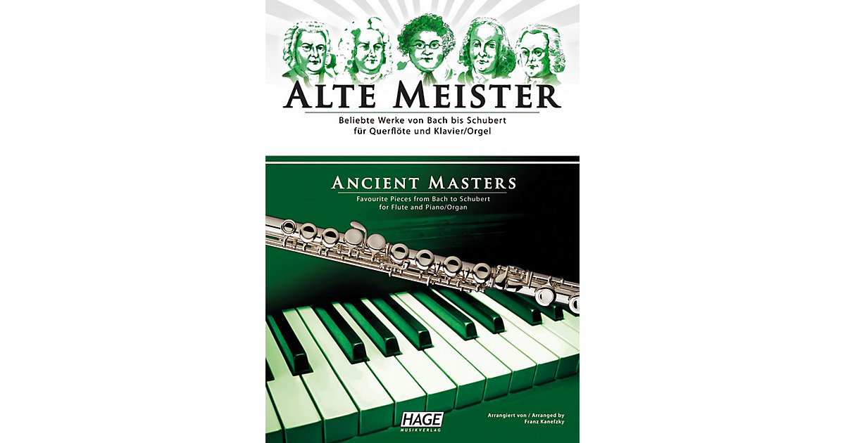 Buch - Alte Meister, Querflöte und Klavier/Orgel, Querflötenstimme  Kinder