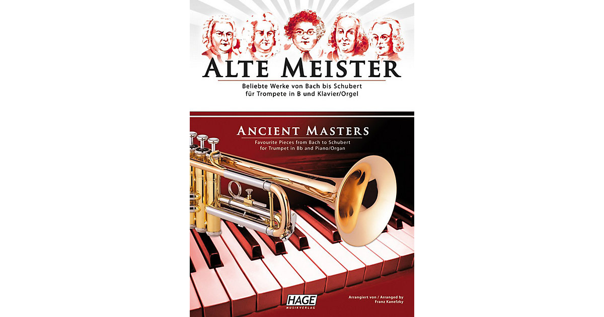 Buch - Alte Meister, Trompete in B und Klavier/Orgel, mit Trompetenstimme Kinder Buch - Alte Meister, Trompete in B und Klavier/Orgel, mit Trompetenstimme Kinder