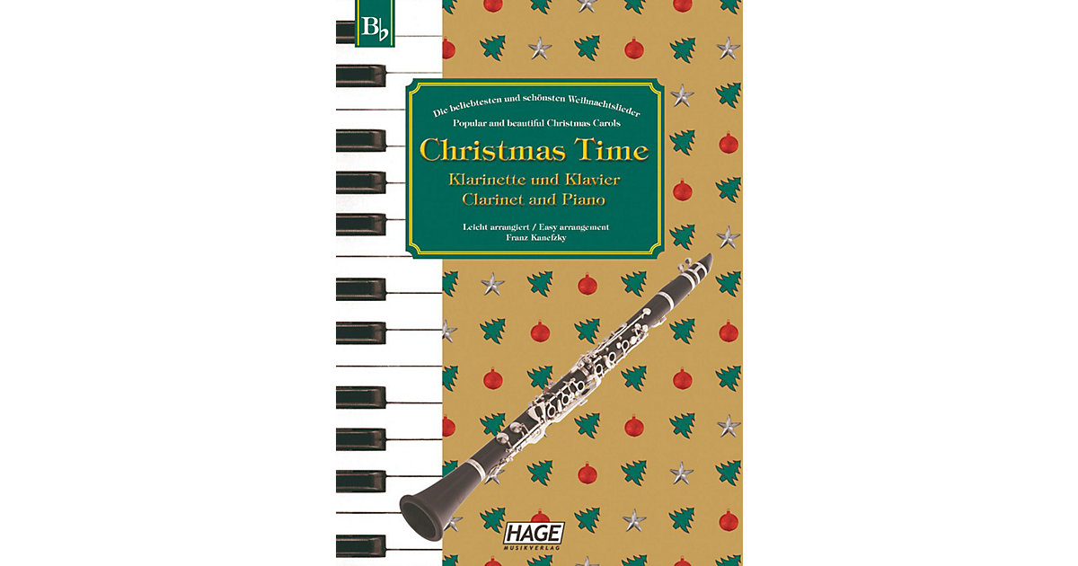 Buch - Christmas Time, Klarinette und Klavier  Kinder