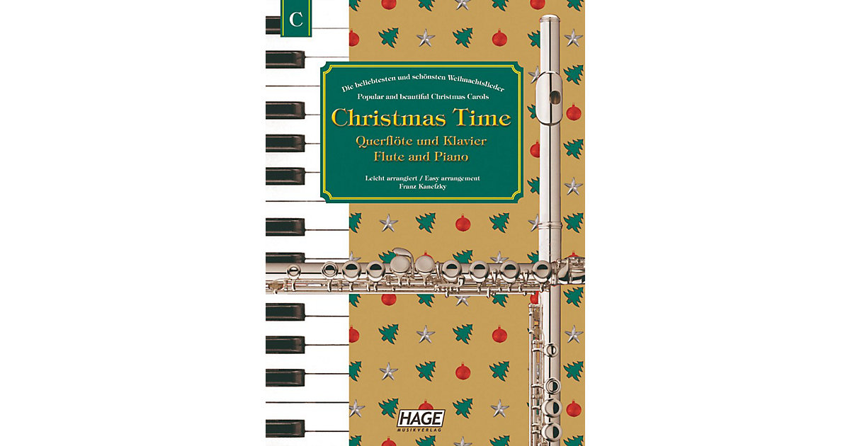 Buch - Christmas Time, Querflöte und Klavier  Kinder