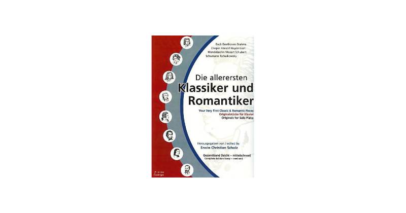 Buch - Die allerersten Klassiker und Romantiker, Klavier, Gesamtband  Kinder