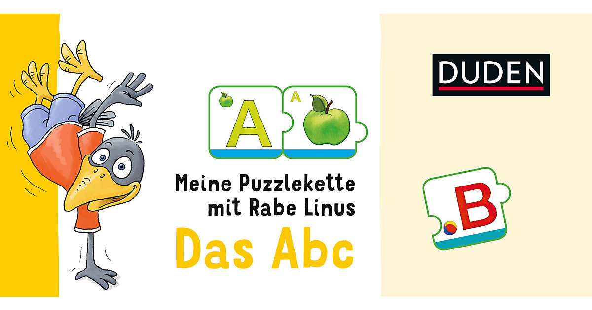 Buch - Einfach lernen mit Rabe Linus: Meine Puzzlekette mit Rabe Linus: Das Abc (Kinderspiel) von Bibliographisches Institut