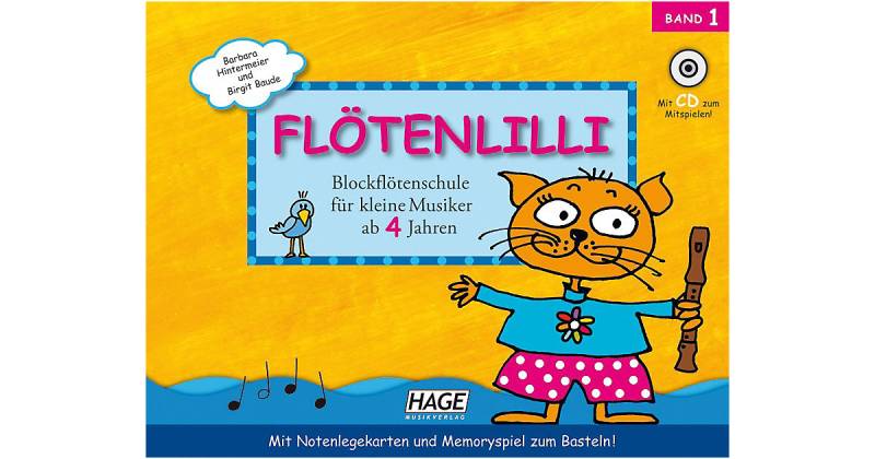 Buch - Flötenlilli - Sopranblockflötenschule 1, mit Audio-CD